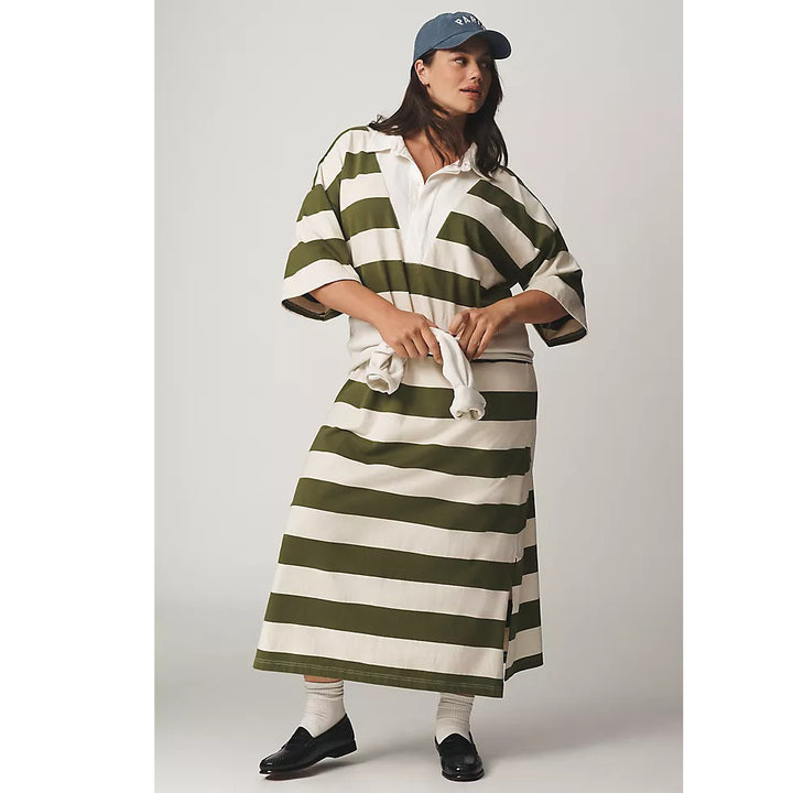 Daily Practice by Anthropologie Rugby Oversized Maxi Dress