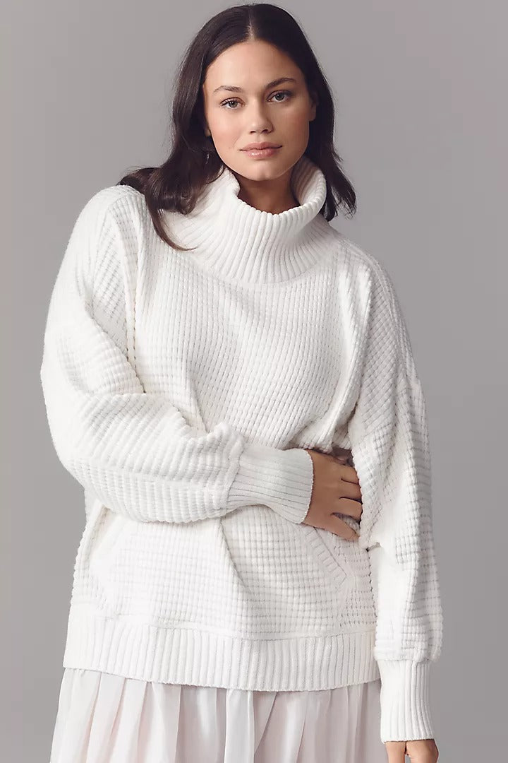 Daily Practice by Anthropologie Chunky Oversized Twofer Sweater Dress