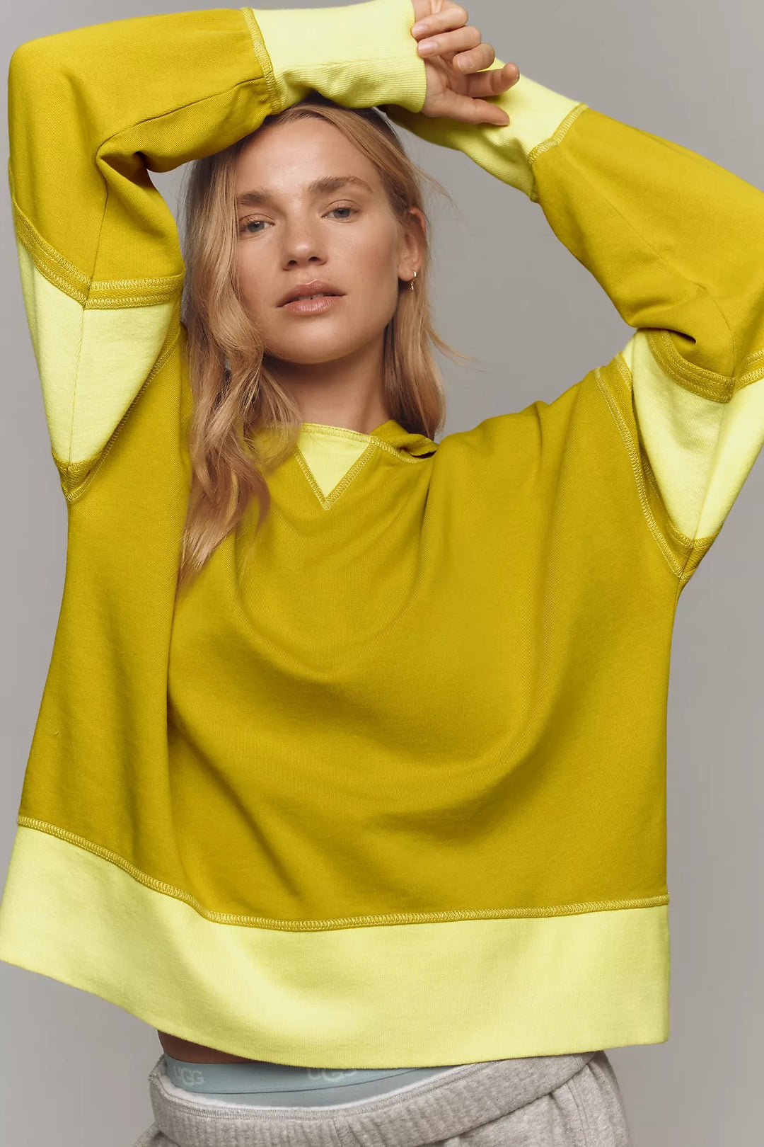 Anthropologie Daily Practice by Anthropologie Boxy Pullover Hoodie