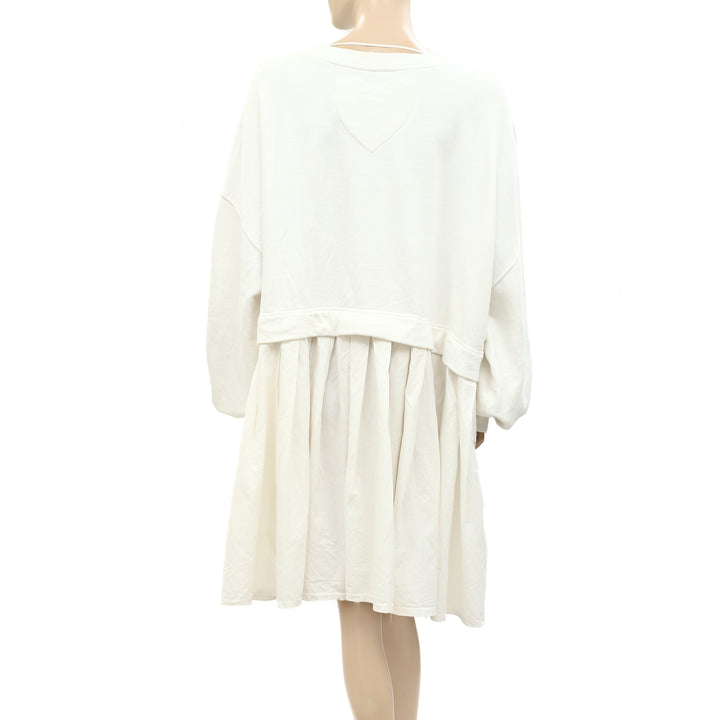 Free People Eleanor Sweatshirt Tunic Dress