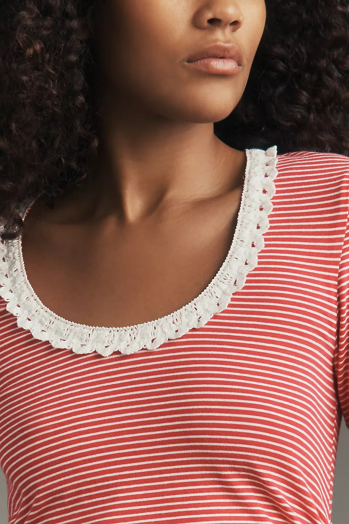 Daily Practice By Anthropologie Long-Sleeve Lace-Up Mini Dress