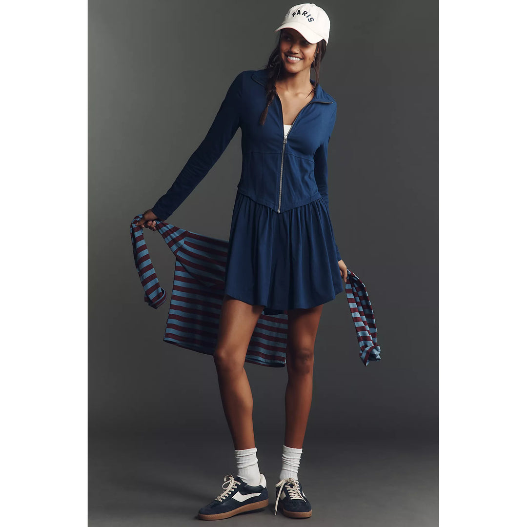 daily practice long sleeve dress Daily Practice by Anthropologie Long-Sleeve Sporty Sweater Dress
