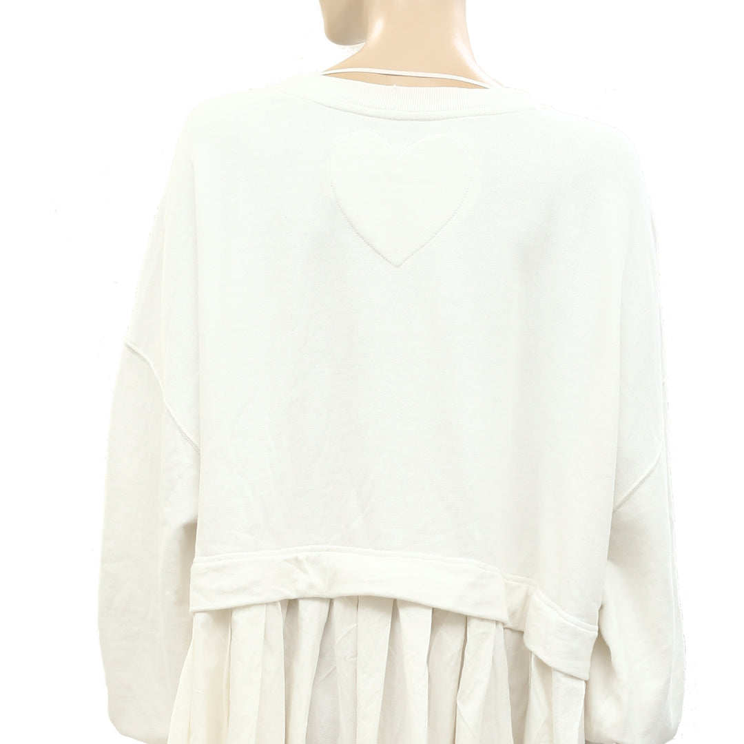 Free People Eleanor Sweatshirt Tunic Dress