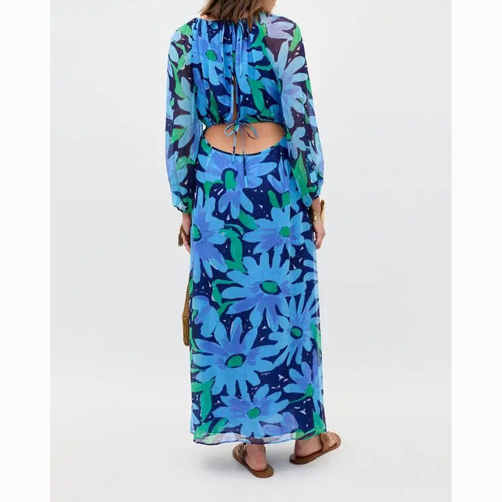 RIXO Nikolette Danish Floral Maxi Dress