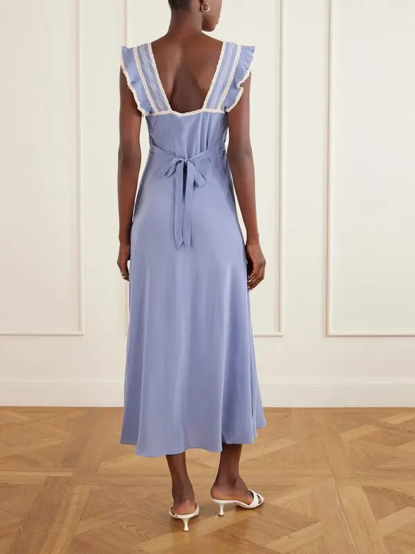 RIXO Bailee Midi Dress