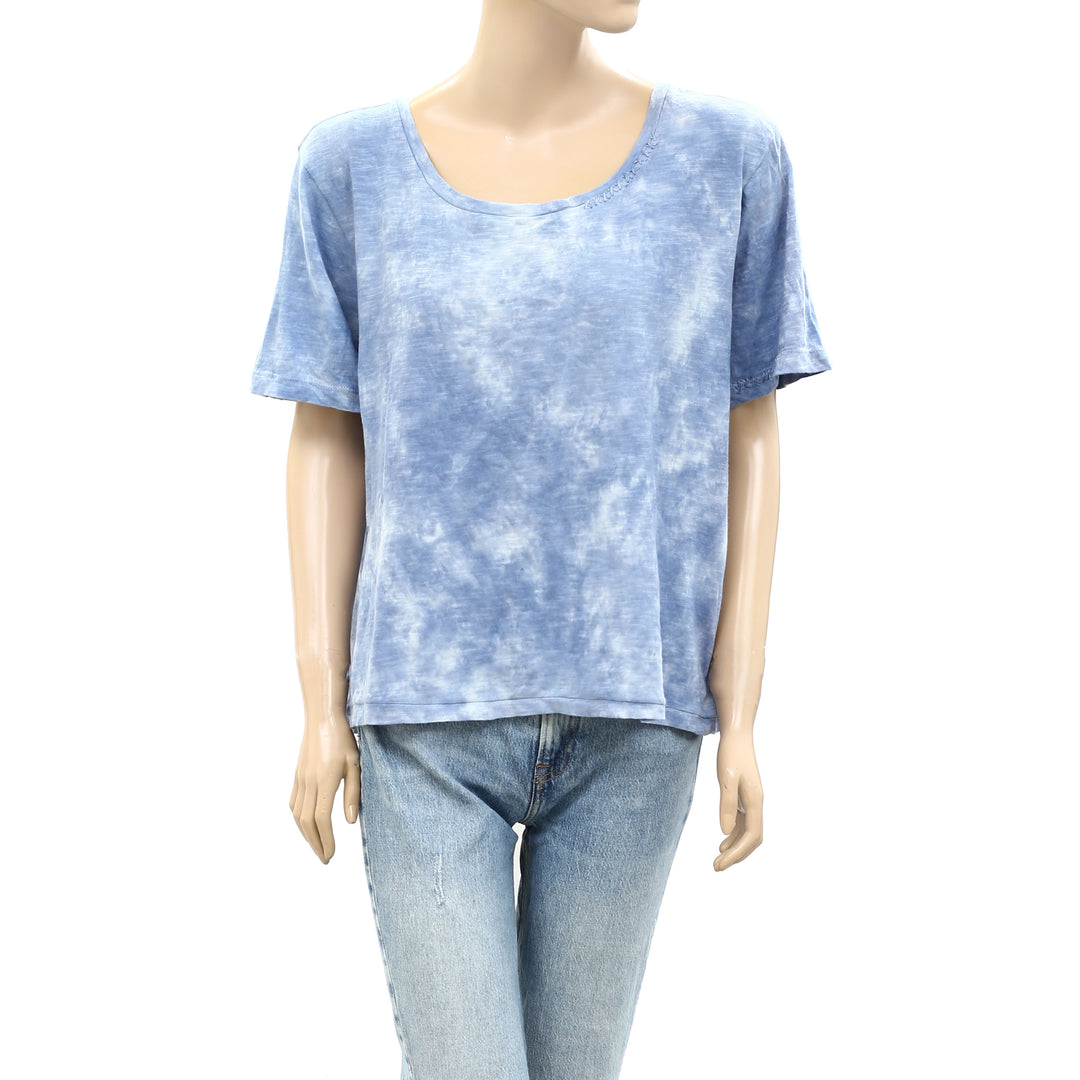 Loveshackfancy Calix Tie-Dye T-Shirt Blouse Tee Top