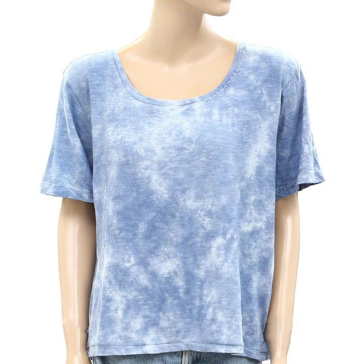 Loveshackfancy Calix Tie-Dye T-Shirt Blouse Tee Top