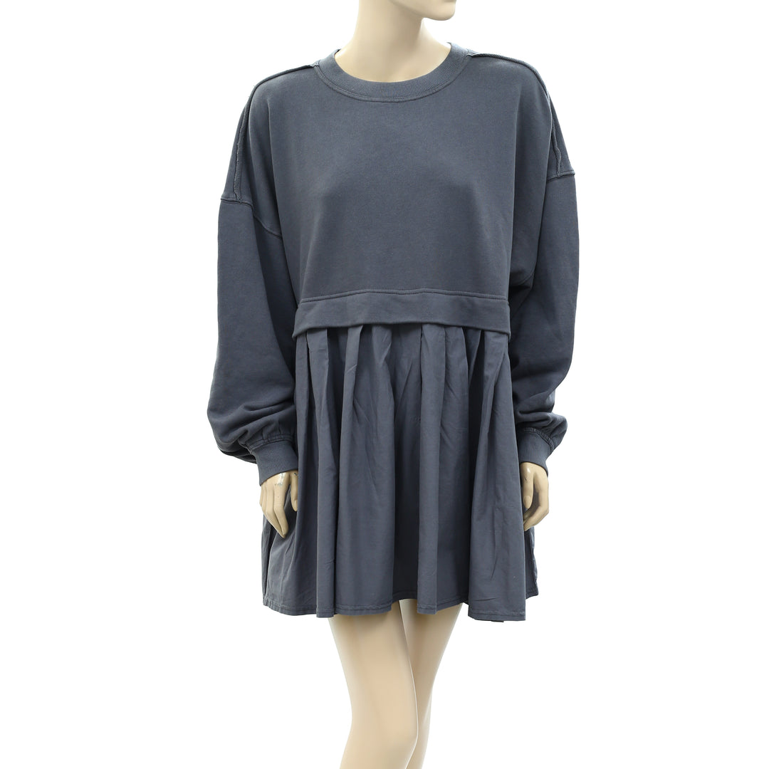 Free People Eleanor Sweatshirt Tunic Dress White Chocolate Couture Free People Eleanor Sweatshirt Tunic Dress White Chocolate Couture