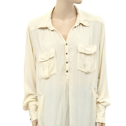 Free People FP One Sylas Tunic Solid Shirt Top