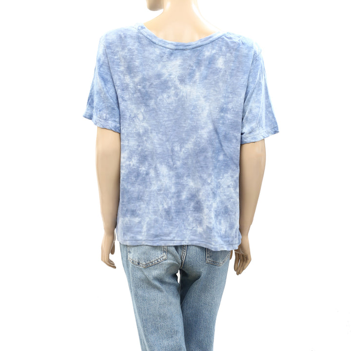 Loveshackfancy Calix Tie-Dye T-Shirt Blouse Tee Top