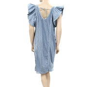 Daily Practice by Anthropologie Flutter-Sleeve Tee Dress
