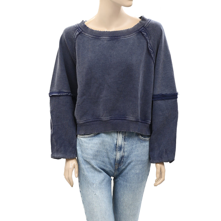 Free People Sweet Deets Sweatshirt Top