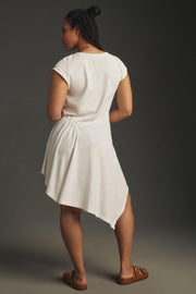 Daily Practice by Anthropologie Short-Sleeve Asymmetrical Midi Dress