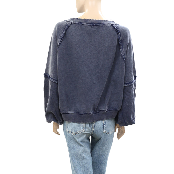 Free People Sweet Deets Sweatshirt Top