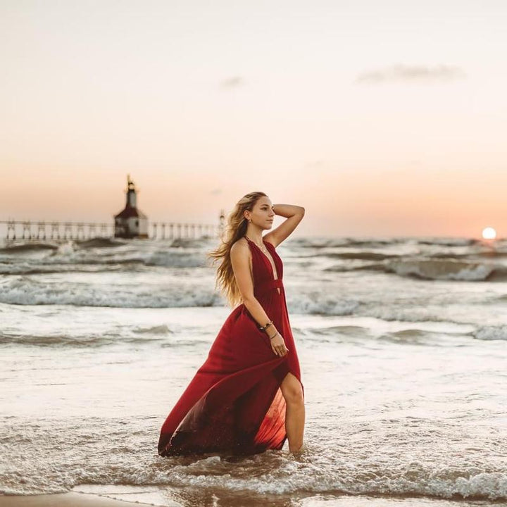 Free People Look Into the Sun Maxi Dress