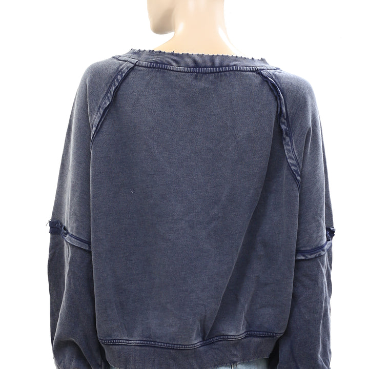 Free People Sweet Deets Sweatshirt Top