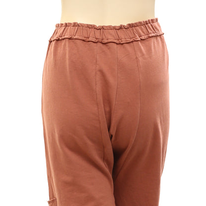 Out From Under Urban Outfitters Solid Cargo Brown Pants