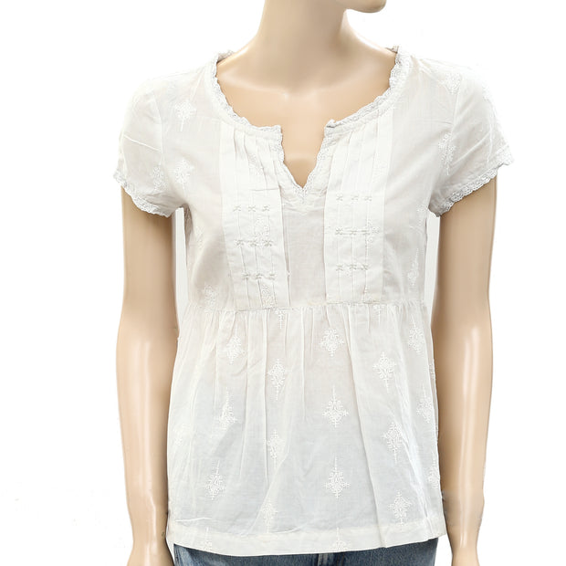 Odd Molly Anthropologie Embroidered Blouse Top