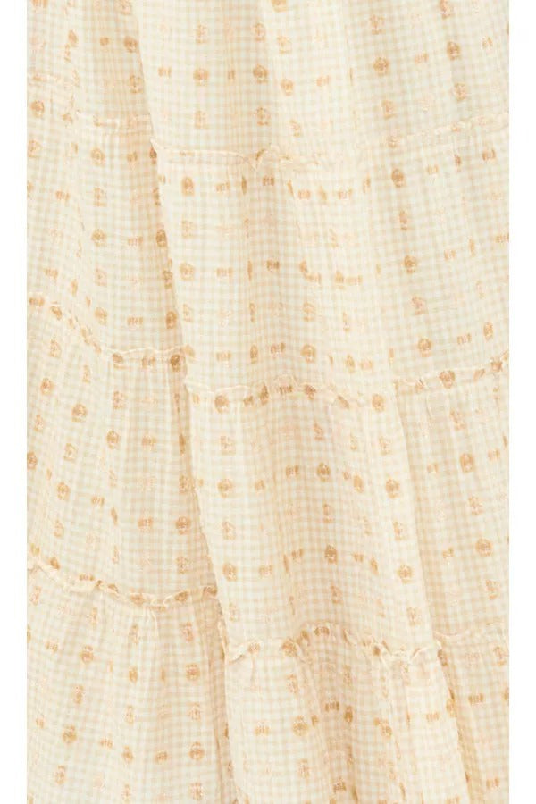 Saylor Anthropologie Bennett Daisy Dobby Maxi Midi Dress