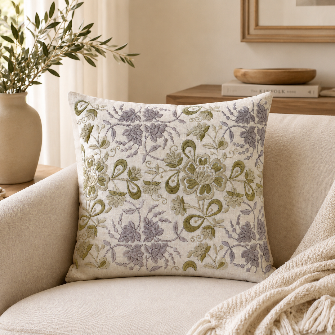 1 PCS Floral Cushion Cover Square Throw Pillow Case Sofa Home Decor