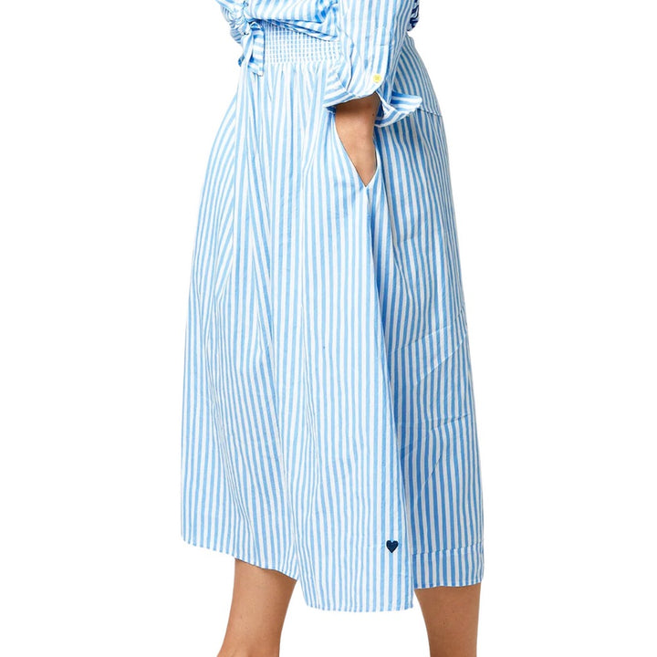 Kerri Rosenthal Martin Cabana Stripe Midi Skirt