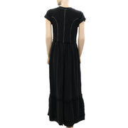 Urban Outfitters UO Roxie Short Sleeve Maxi Dress