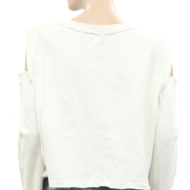 Free People We The Free Davis Cold Shoulder Pullover Top