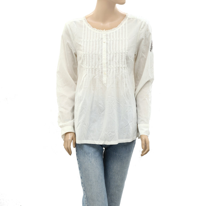 Odd Molly Anthropologie Embroidered Blouse Top