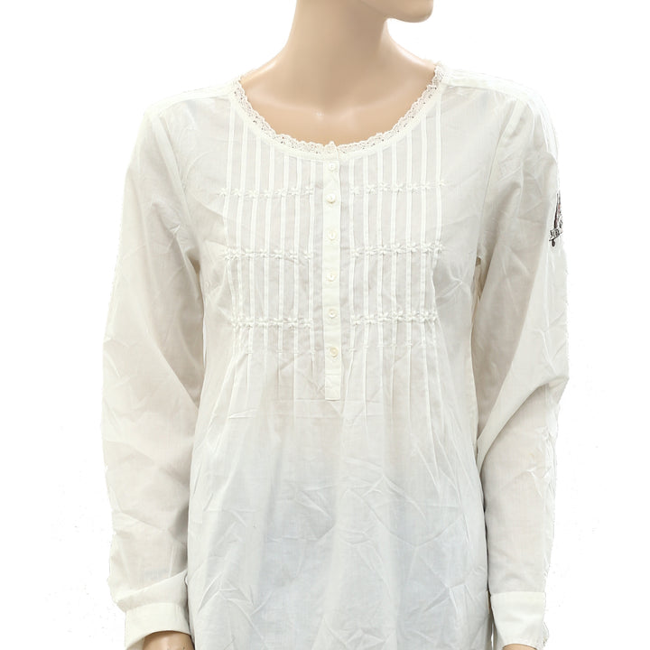 Odd Molly Anthropologie Embroidered Blouse Top