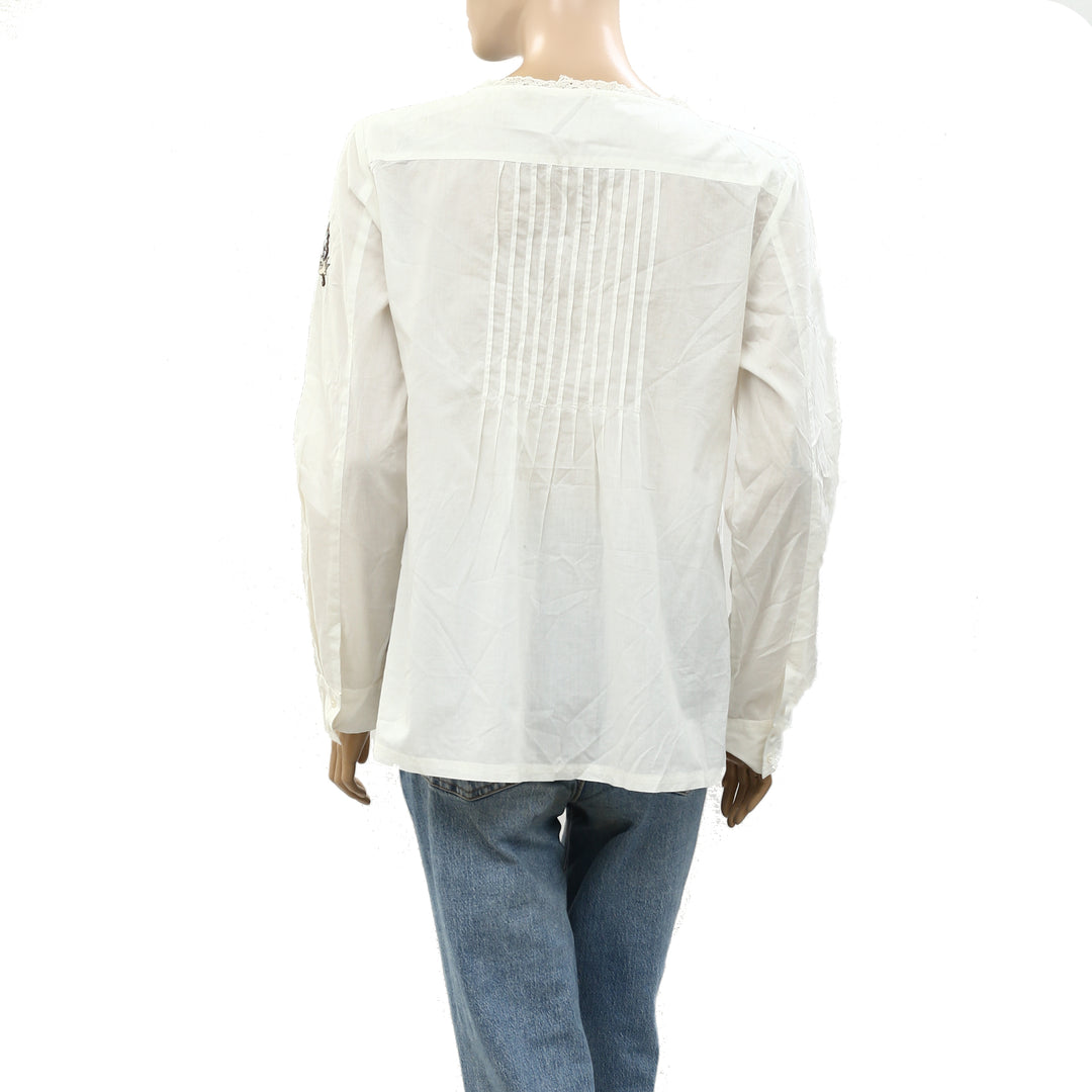 Odd Molly Anthropologie Embroidered Blouse Top
