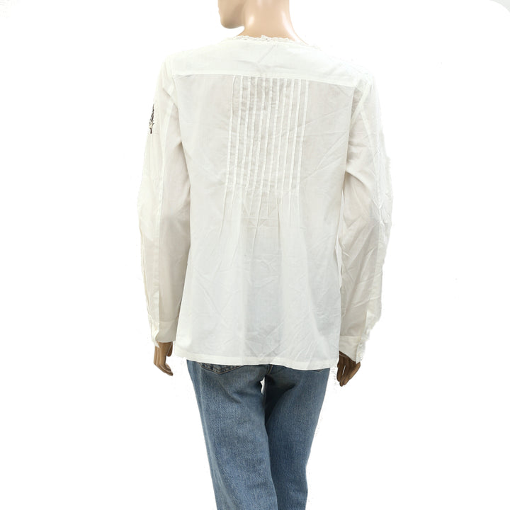 Odd Molly Anthropologie Embroidered Blouse Top