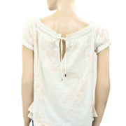 Odd Molly Anthropologie My Everything Floral Embroidered Blouse Top