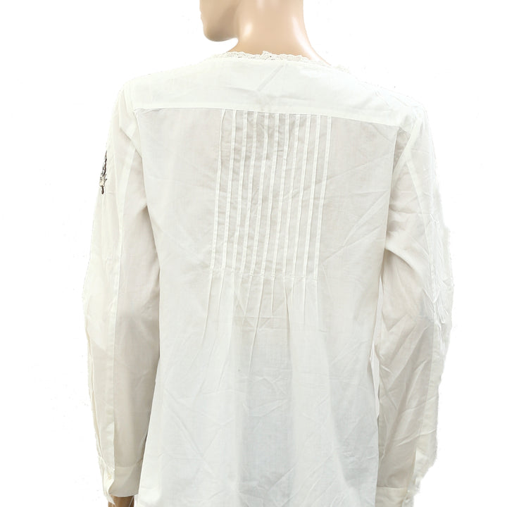 Odd Molly Anthropologie Embroidered Blouse Top