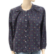 The Great The Button Up Sleep Shirt Blouse Top