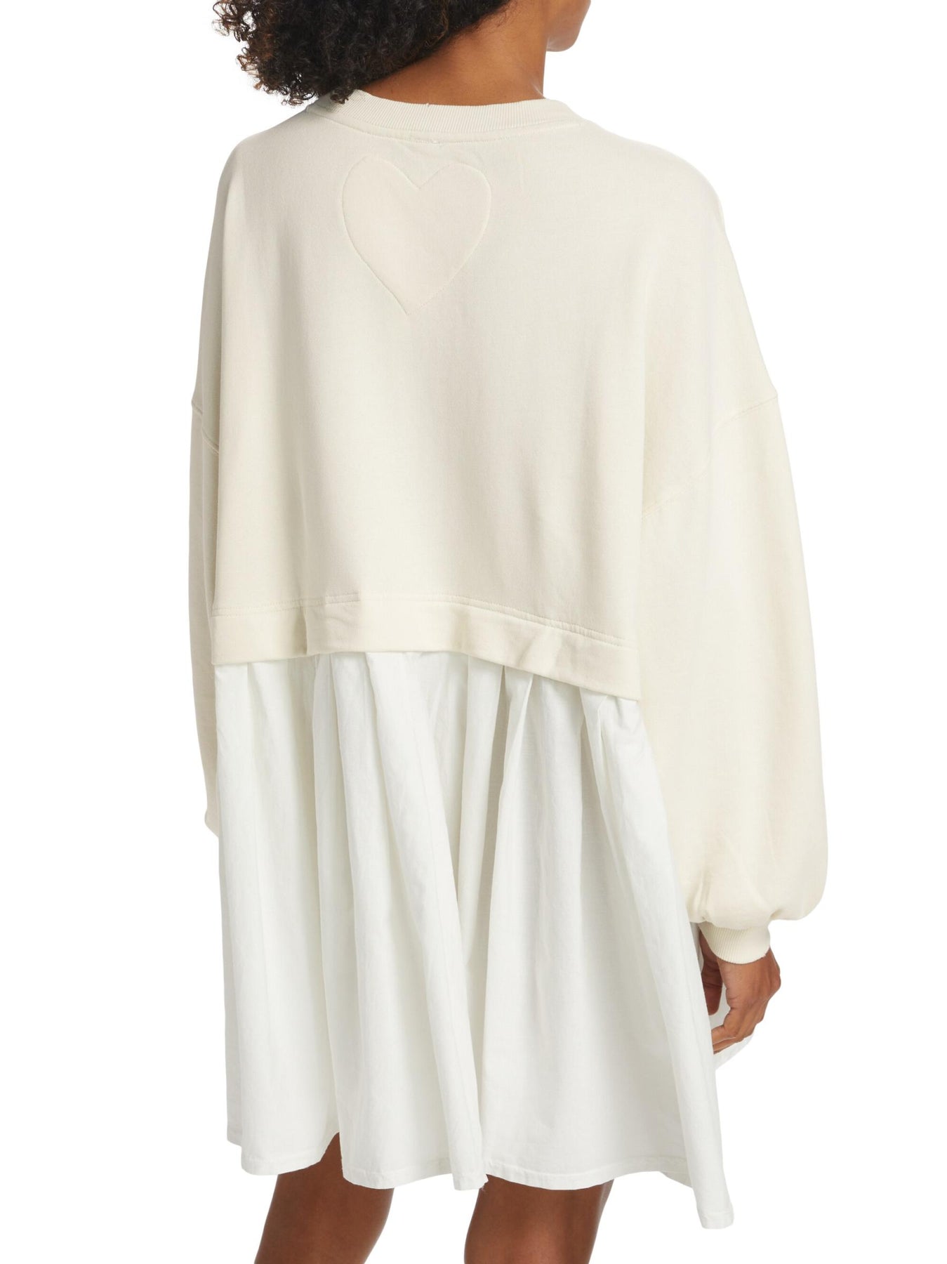 Free People Eleanor Sweatshirt Tunic Dress – White Chocolate Couture