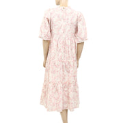 Love The Label Anthropologie Floral Printed Midi Dress S