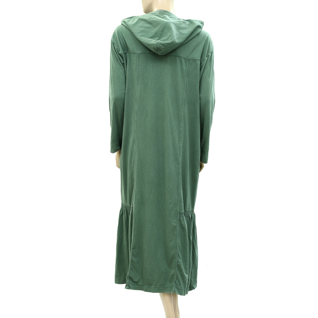 Daily Practice by Anthropologie Long-Sleeve Hooded Midi Dress White Chocolate Couture Daily Practice by Anthropologie Long-Sleeve Hooded Midi Dress White Chocolate Couture