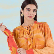 Navyasa By Liva Blossom Cascade Blouse Top