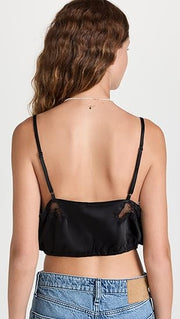 Intimately Free People Night Out Blouson Brami Slip Cami Cropped Top