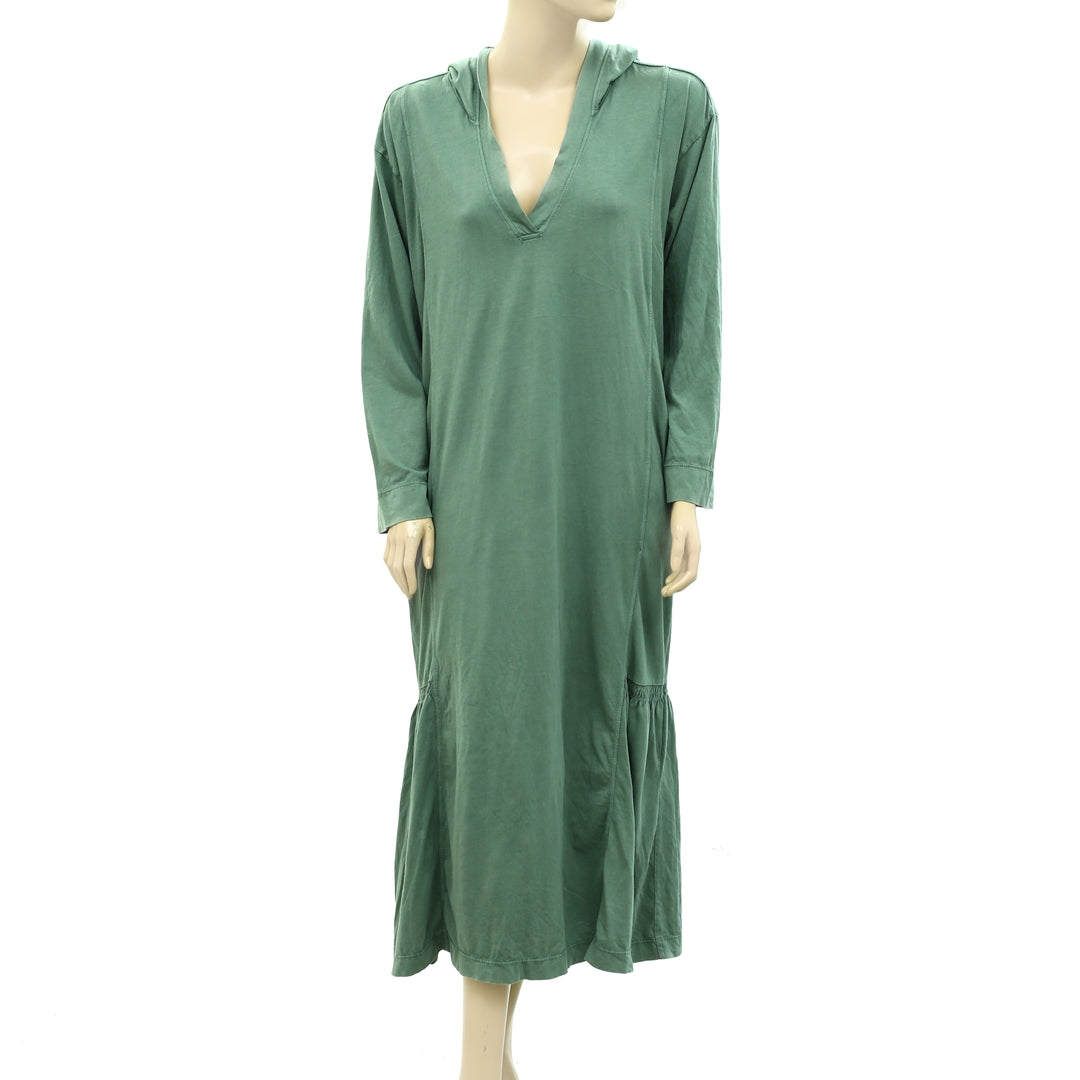 Daily Practice by Anthropologie Long-Sleeve Hooded Midi Dress White Chocolate Couture Daily Practice by Anthropologie Long-Sleeve Hooded Midi Dress White Chocolate Couture