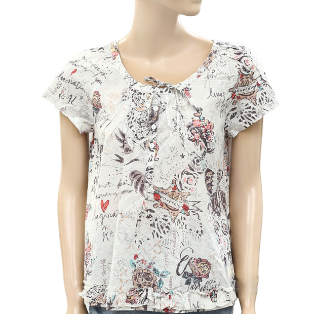 Odd Molly Anthropologie Amplify Blouse Top