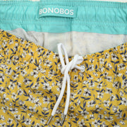 Bonobos Riviera 再生泳裤 花卉印花黄色短裤