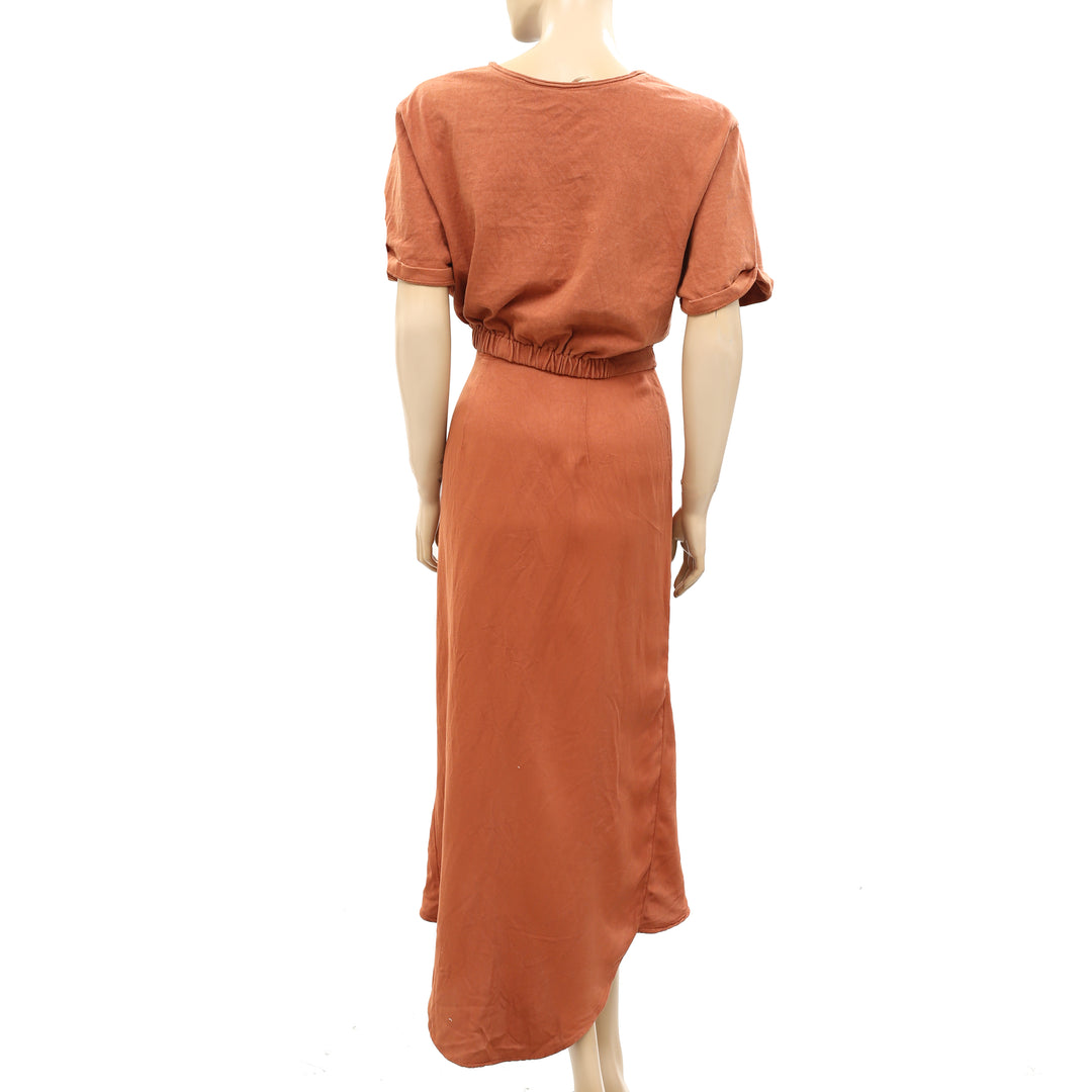 free people rae maxi dress Free People Rae Maxi in Redwood