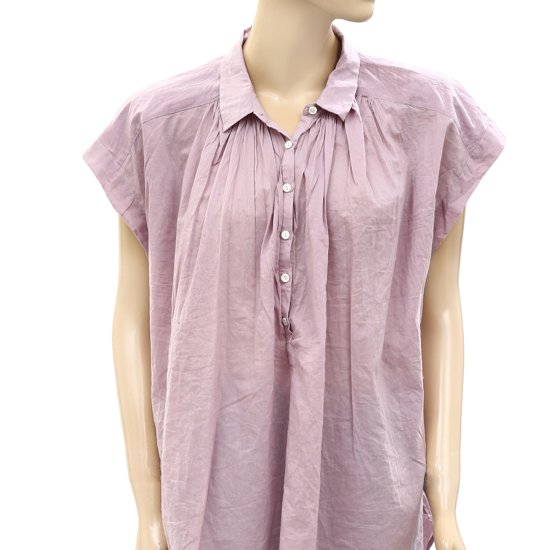 Nili Lotan Normandy Shirt Tunic Top M