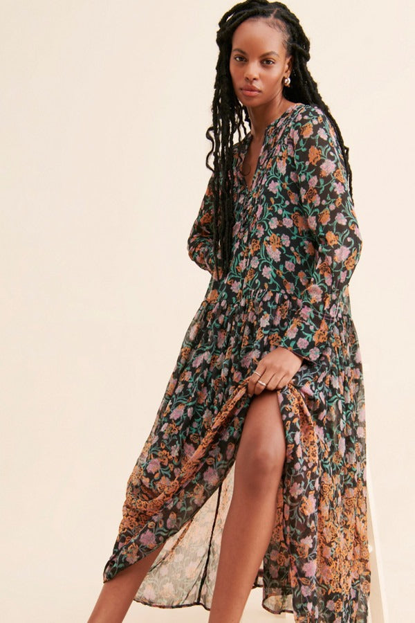 Free People See It Through Maxi Dress