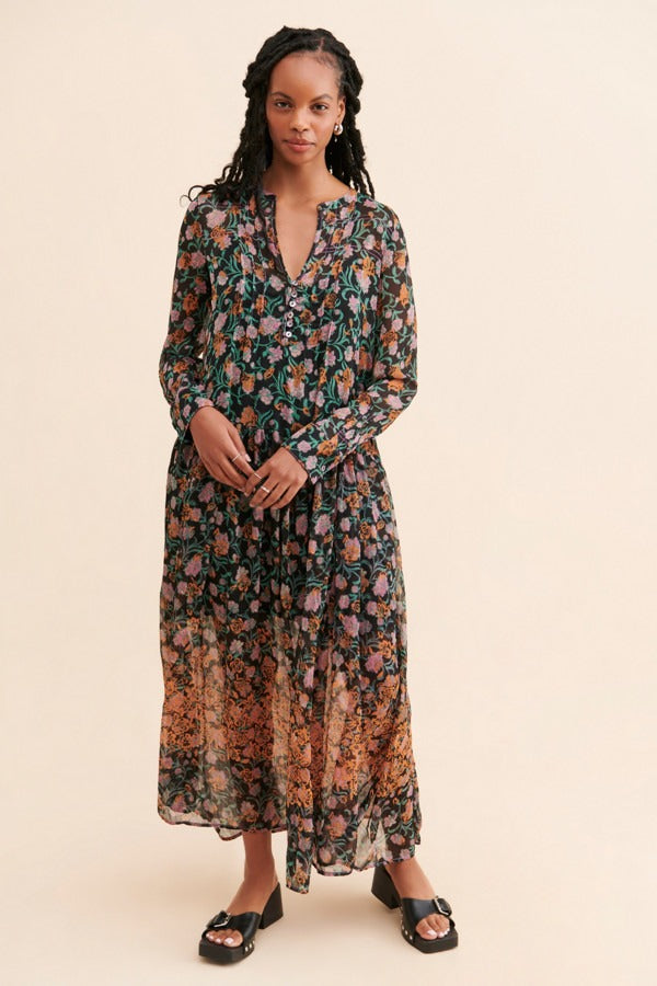 Free People See It Through Maxi Dress