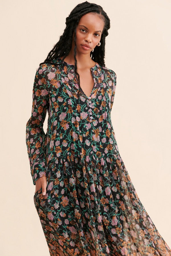 Free People See It Through Maxi Dress