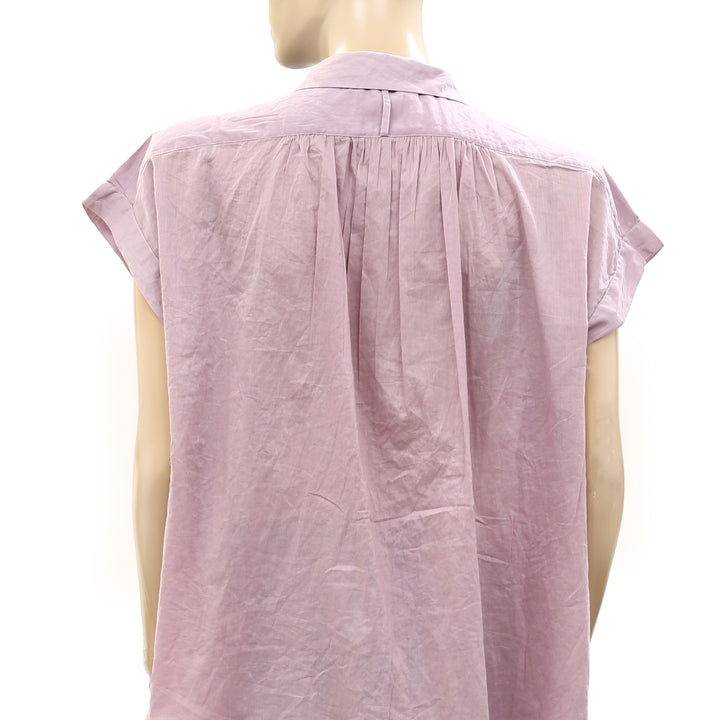 Nili Lotan Normandy Shirt Tunic Top M