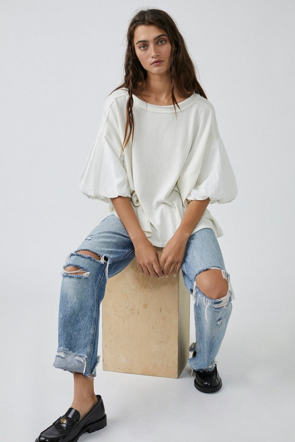 Free People We The Free Blossom Tee Blouse Top