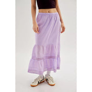 Urban Outfitters UO Emelie Tiered Gauzy Midi Skirt